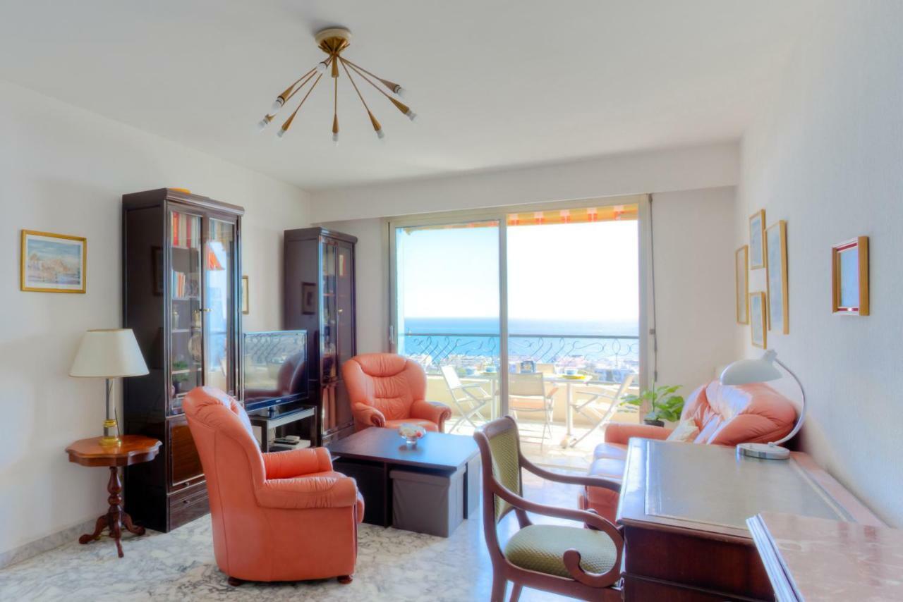 Confortable 3 Pieces Avec Superbe Vue Mer Apartment Nice Ngoại thất bức ảnh